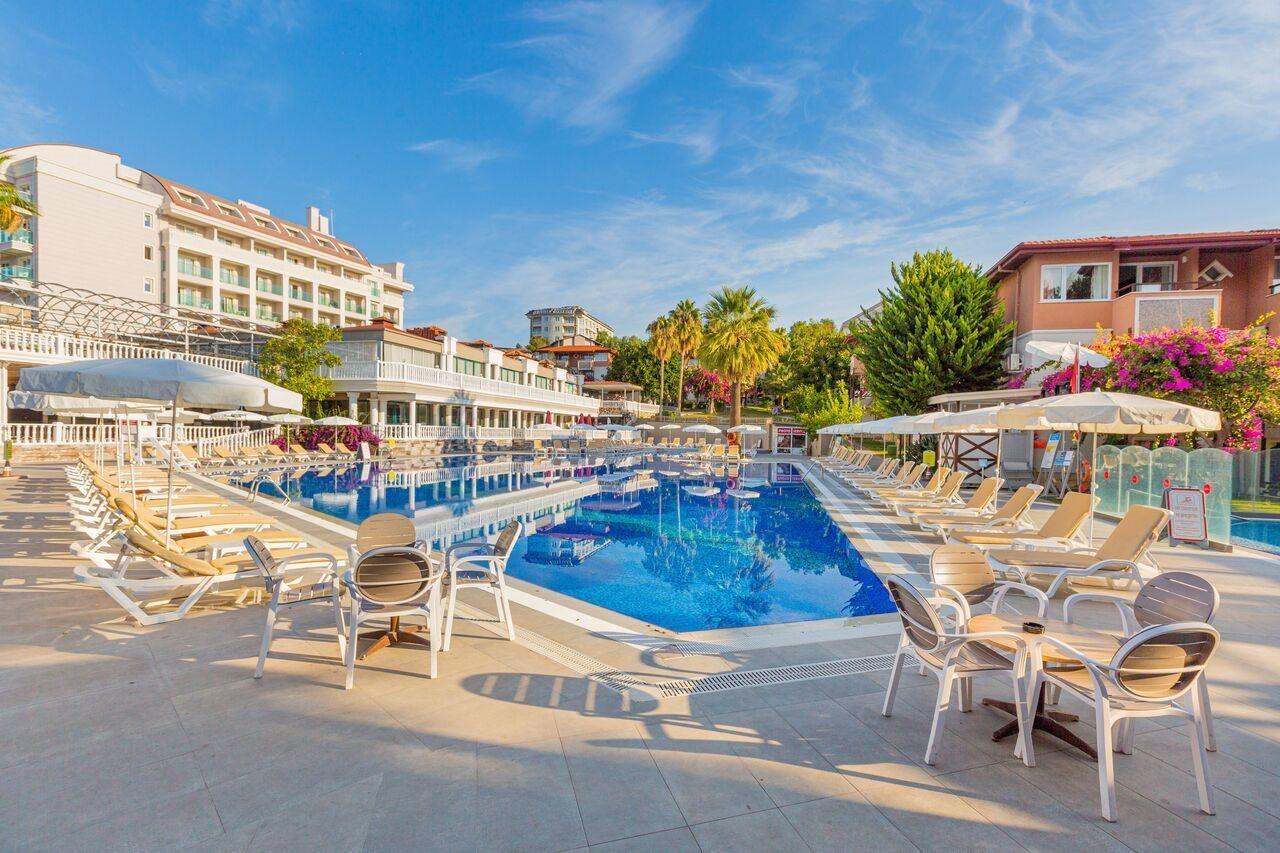 Hotel Justiniano Club Alanya Okurcalar Exterior foto